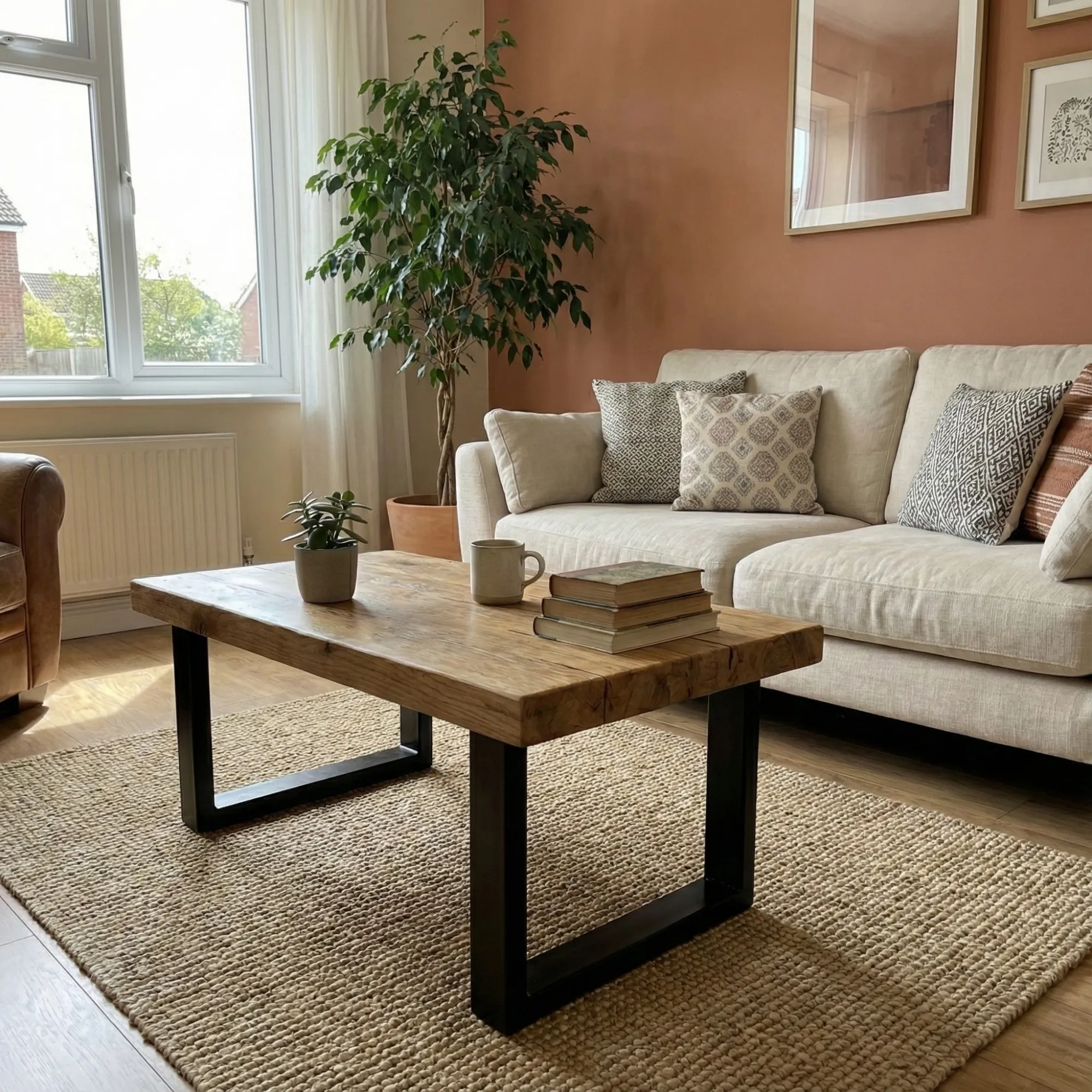 Modern Solid Wood Coffee Table - view 3